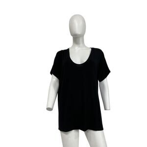 Hatch 'The Perfect' Black Polyester Vee Top Size 2